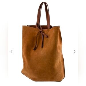 🌟Maison Margiela Caramel Brown Suede Tote Bag